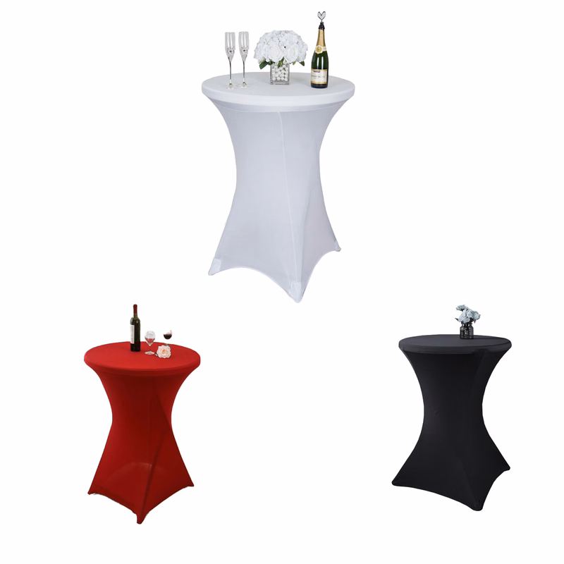 Full Color Spandex Cocktail Fitted Tablecloths