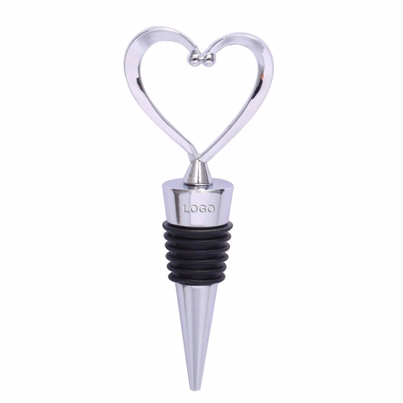 Custom Heart Shaped Wine Bottle Stopper