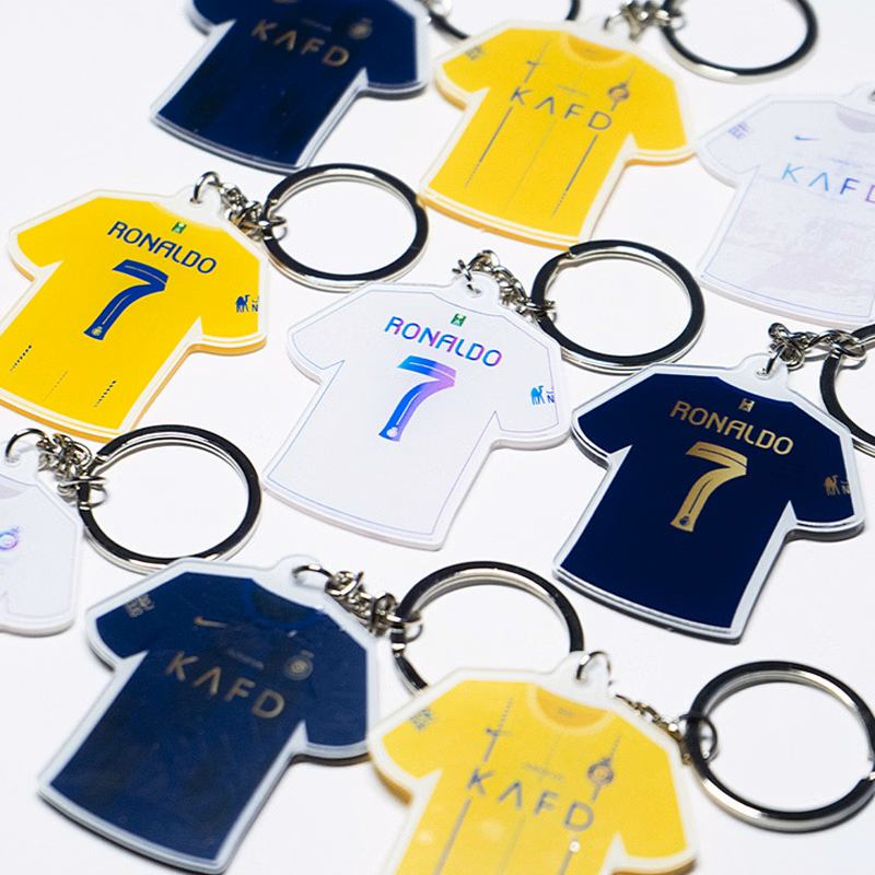 Customizable acrylic keychain