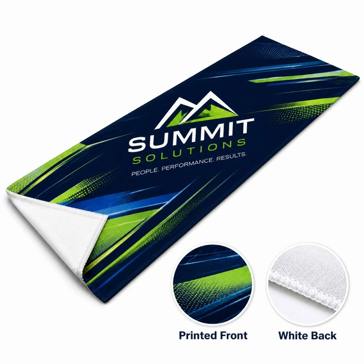 Colored Cooling Towel, 12"x40", Edge to Edge sublimation 1 side. 1