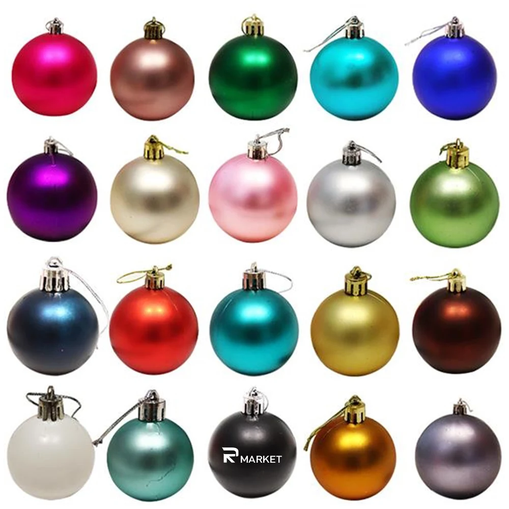 Colorful Plastic Christmas Ball 1