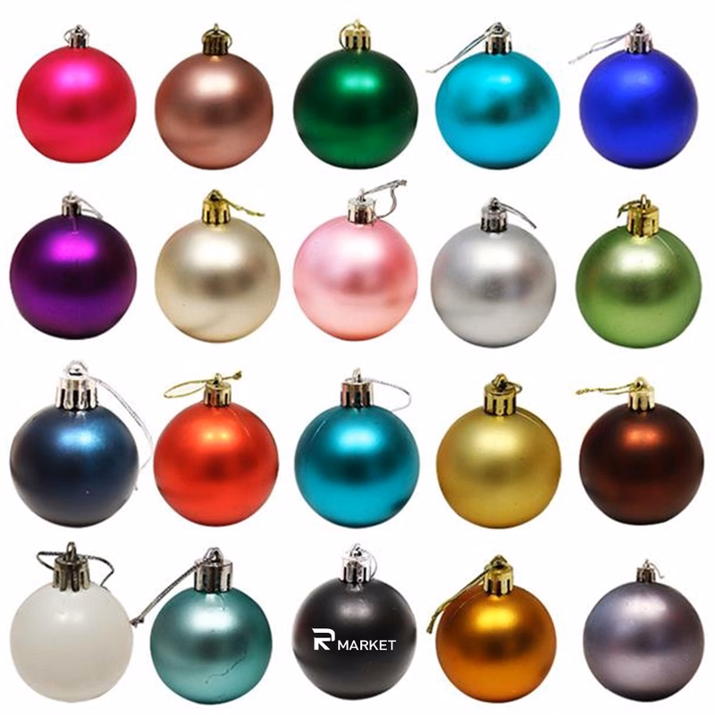 Colorful Plastic Christmas Ball