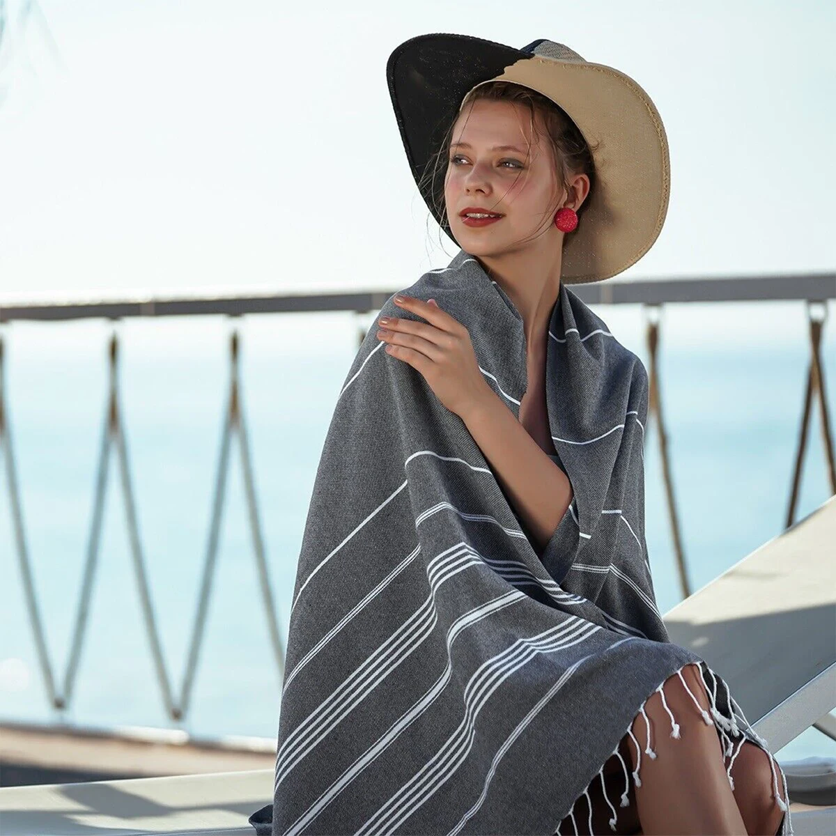 Turkish Beach Towel100% Cotton 1