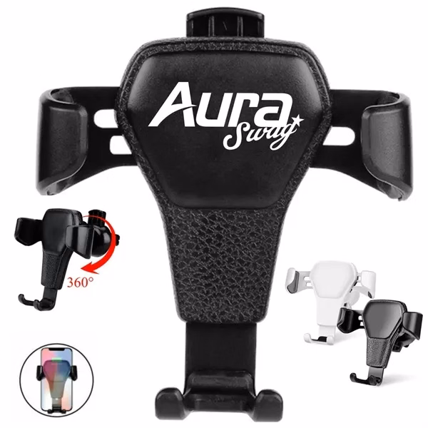 Custom Gravity Car Phone Holder with Auto Lock Design for Air Vent — Auto
