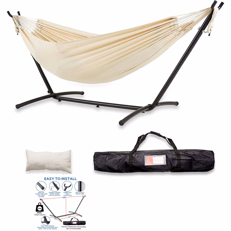 Double Hammock with Stand