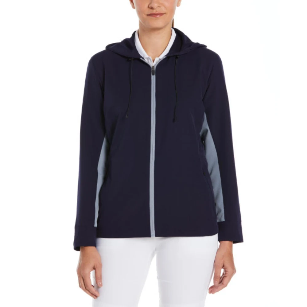 PERRY ELLIS® Water Repellent Women's Full Zip Jacket with Custom Logo 1
