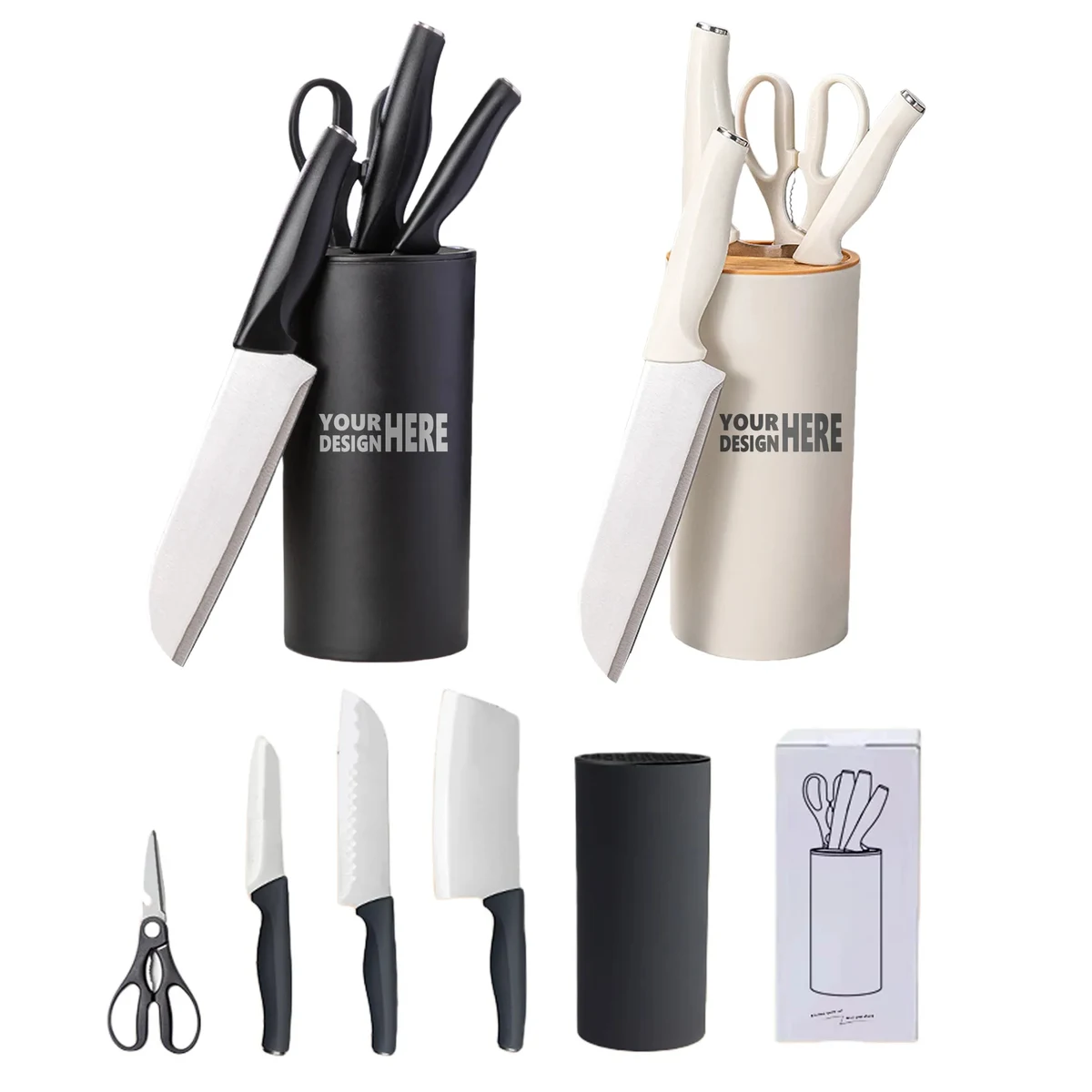 5-Piece Stainless Steel Chef Knife Set 1