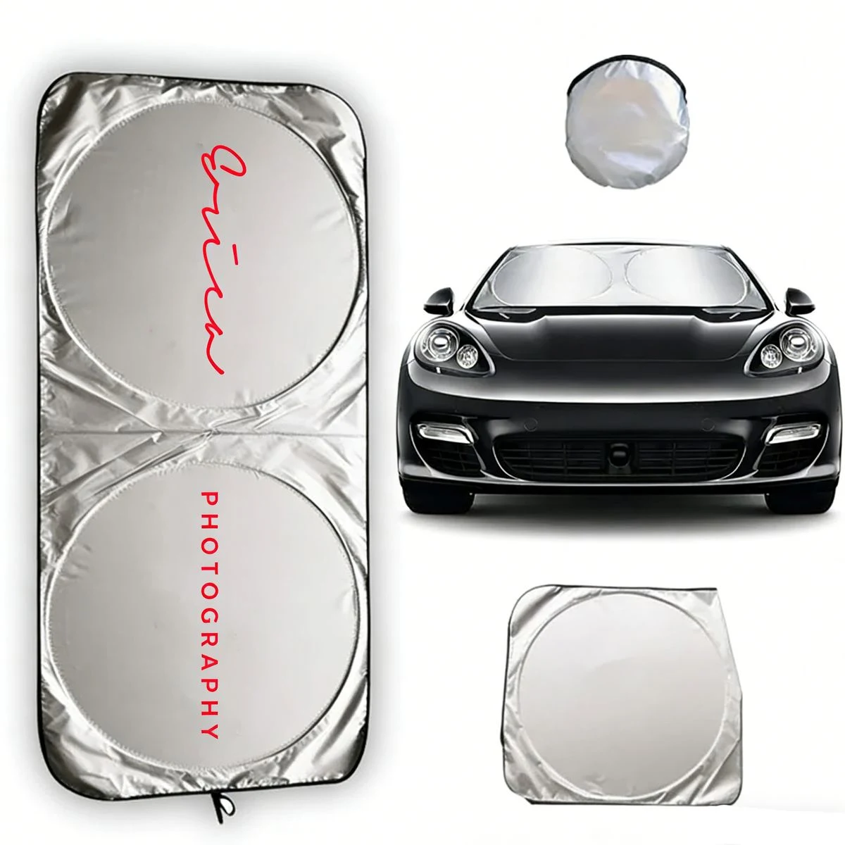 Car Sun Shade Windshield Portable UV Proof Heat Shield 1