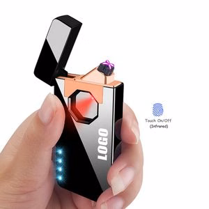 Hexagonal Sensor Infrared Dual Arc Lighter With USB Charging