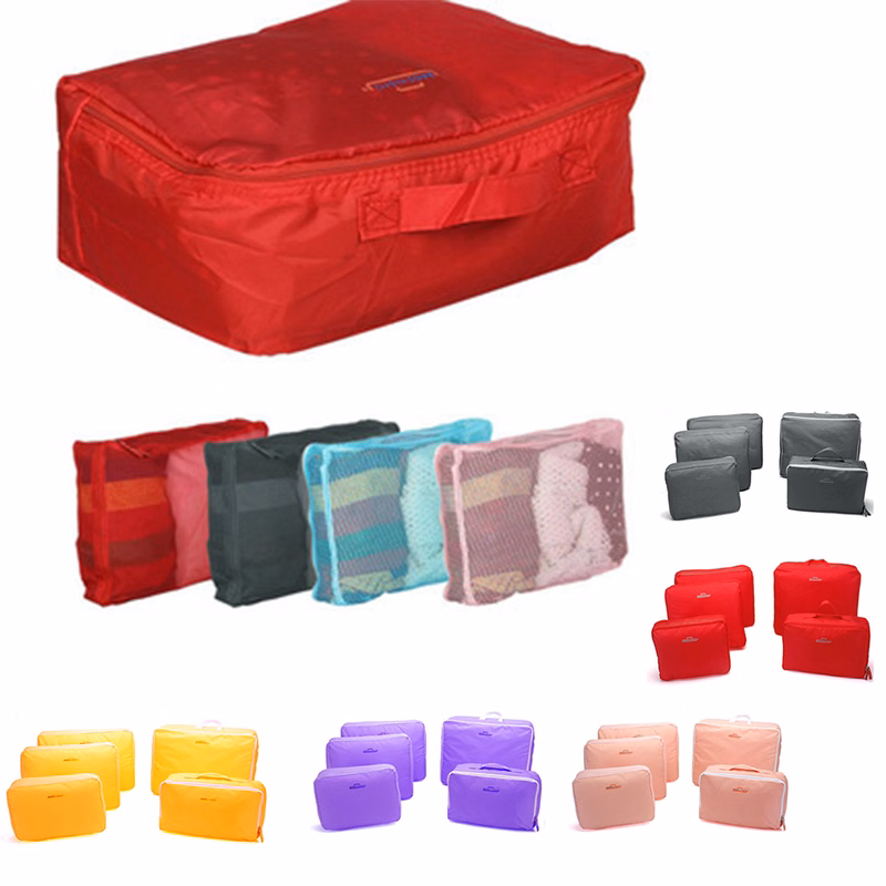5pc Polyester Travel Storage Bag Set