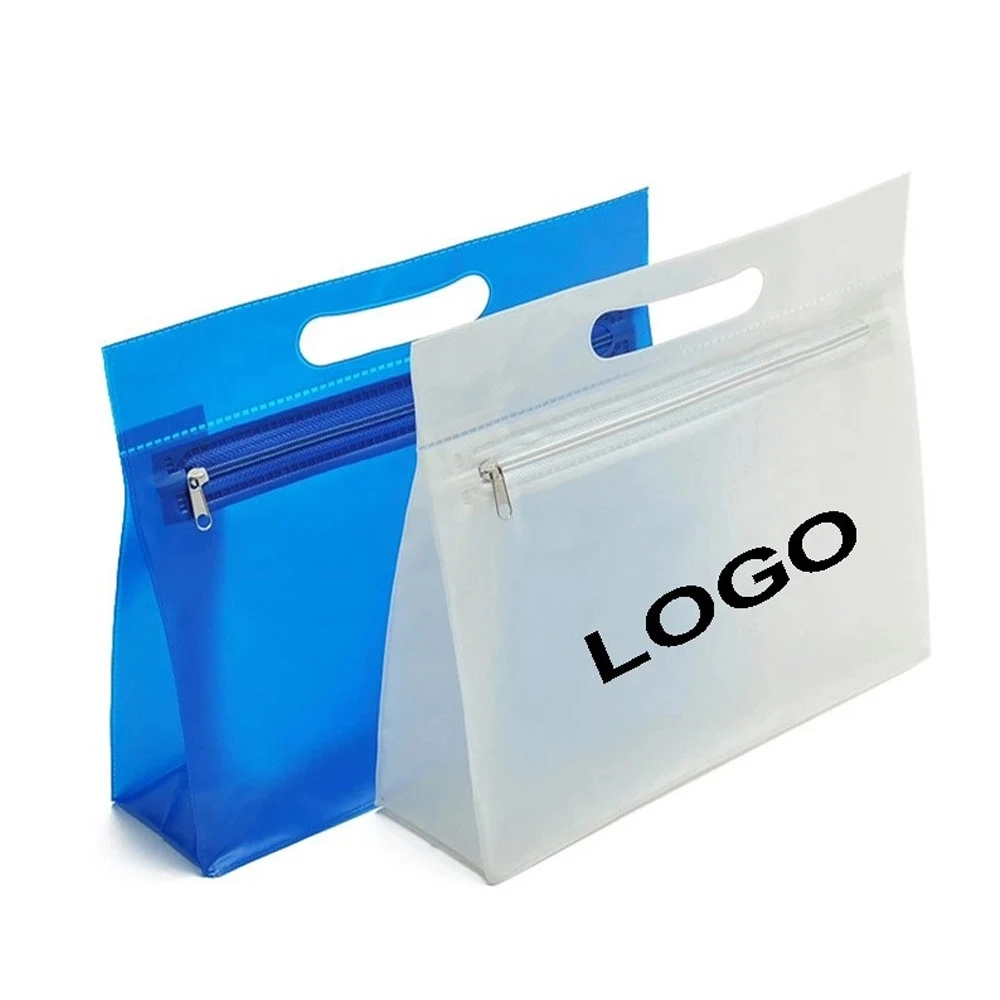 Vinyl Travel Pouch With Zipper 1