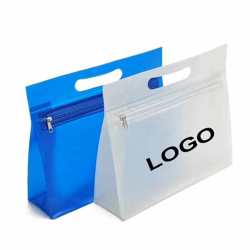 Vinyl Travel Pouch With Zipper