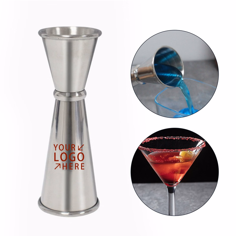 Tall Double Sided Stainless Steel Cocktail Jigger