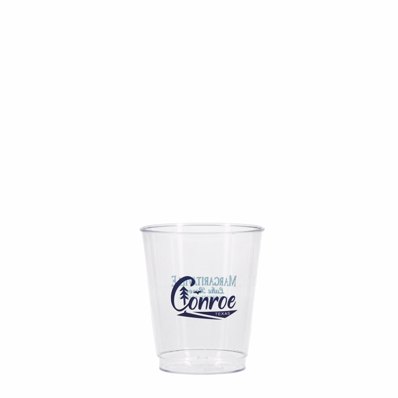 5 oz Hard Plastic Smooth Cup Clear Digital Print