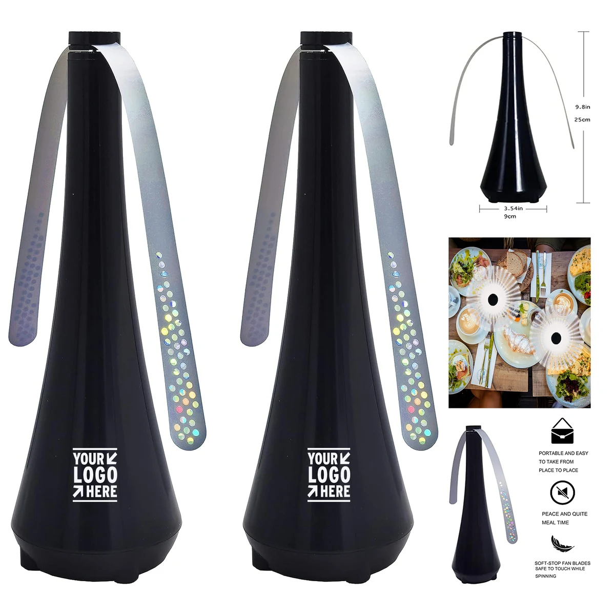 Outside Restaurants Picnic Portable Table Food Fan 1