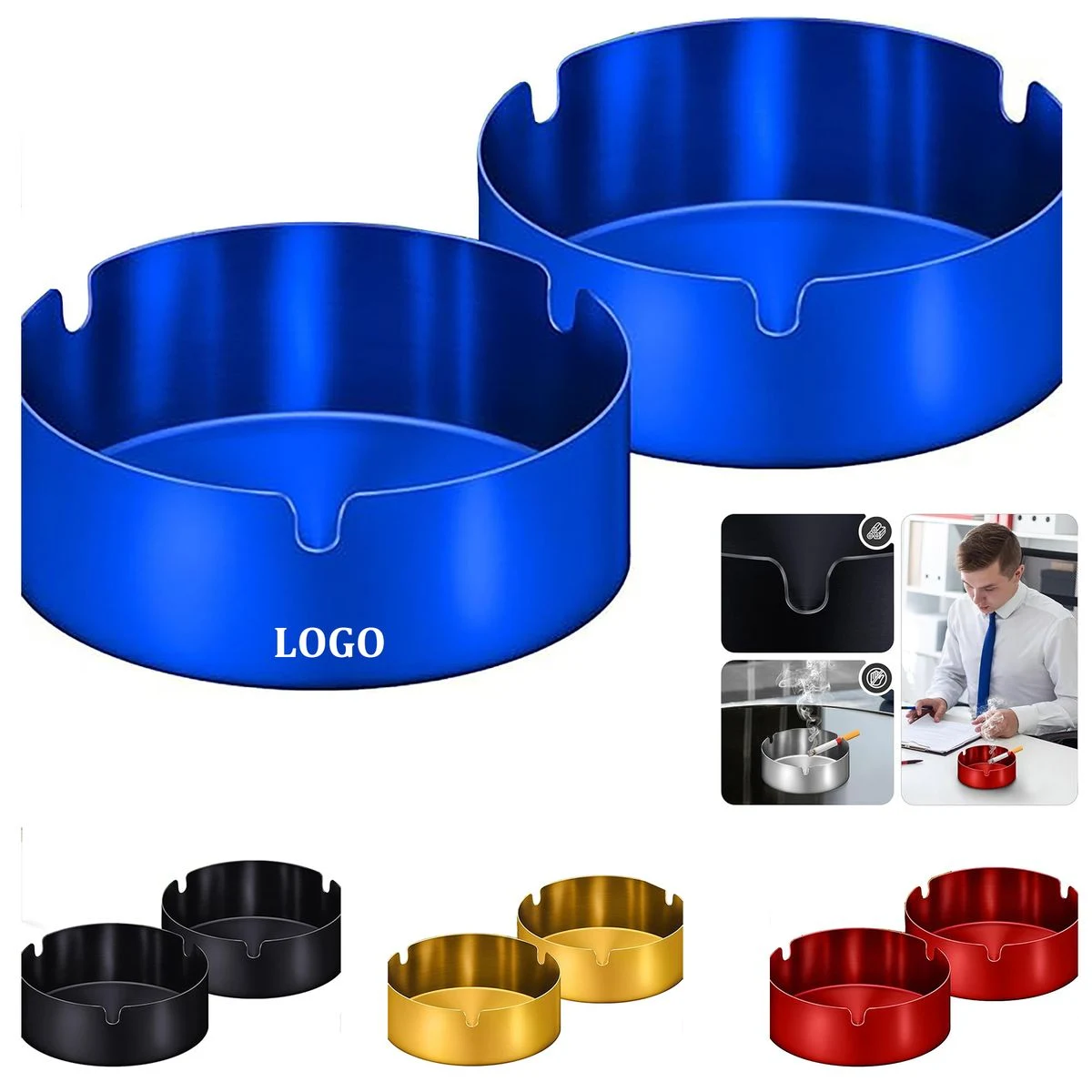 Stainless Steel Outdoor Ashtray 1
