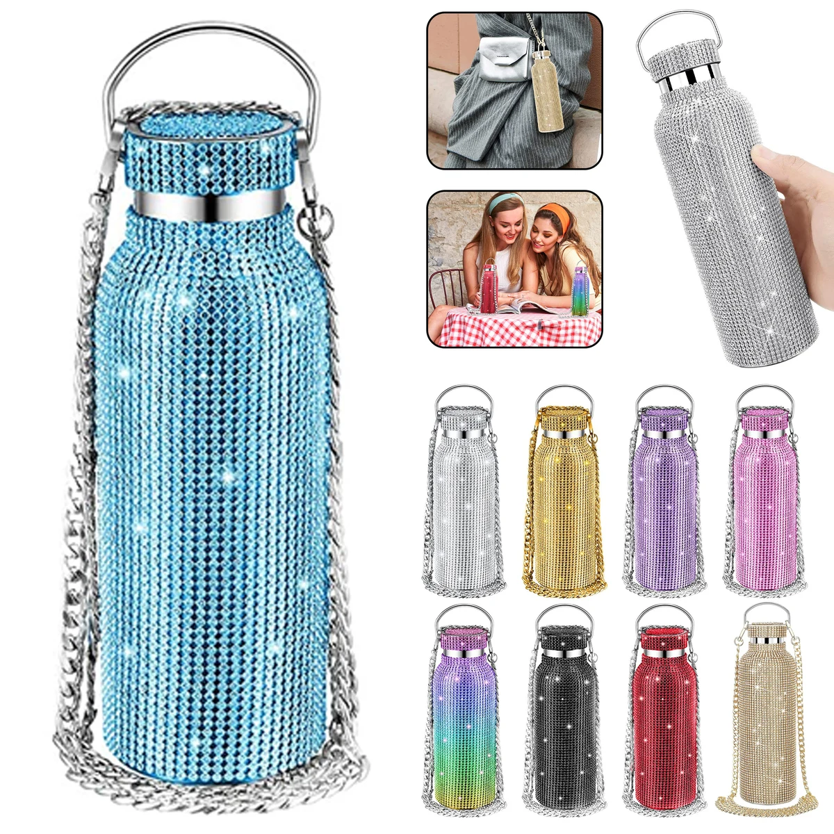 12 oz Stainless Steel Diamond Tumbler 1