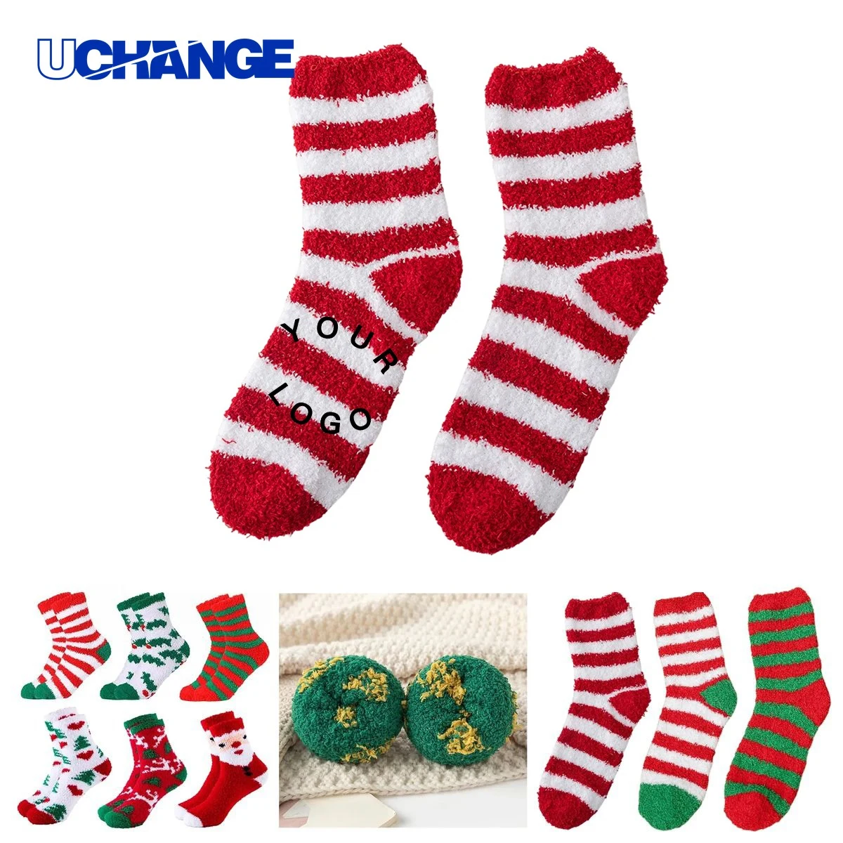 Non Slip Coral Fleece Socks Socks for Home Use 1