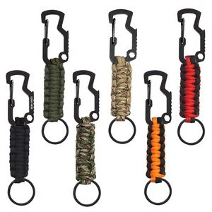 Durable Bottle Opener Emergency Paracord Rope Keychain 1