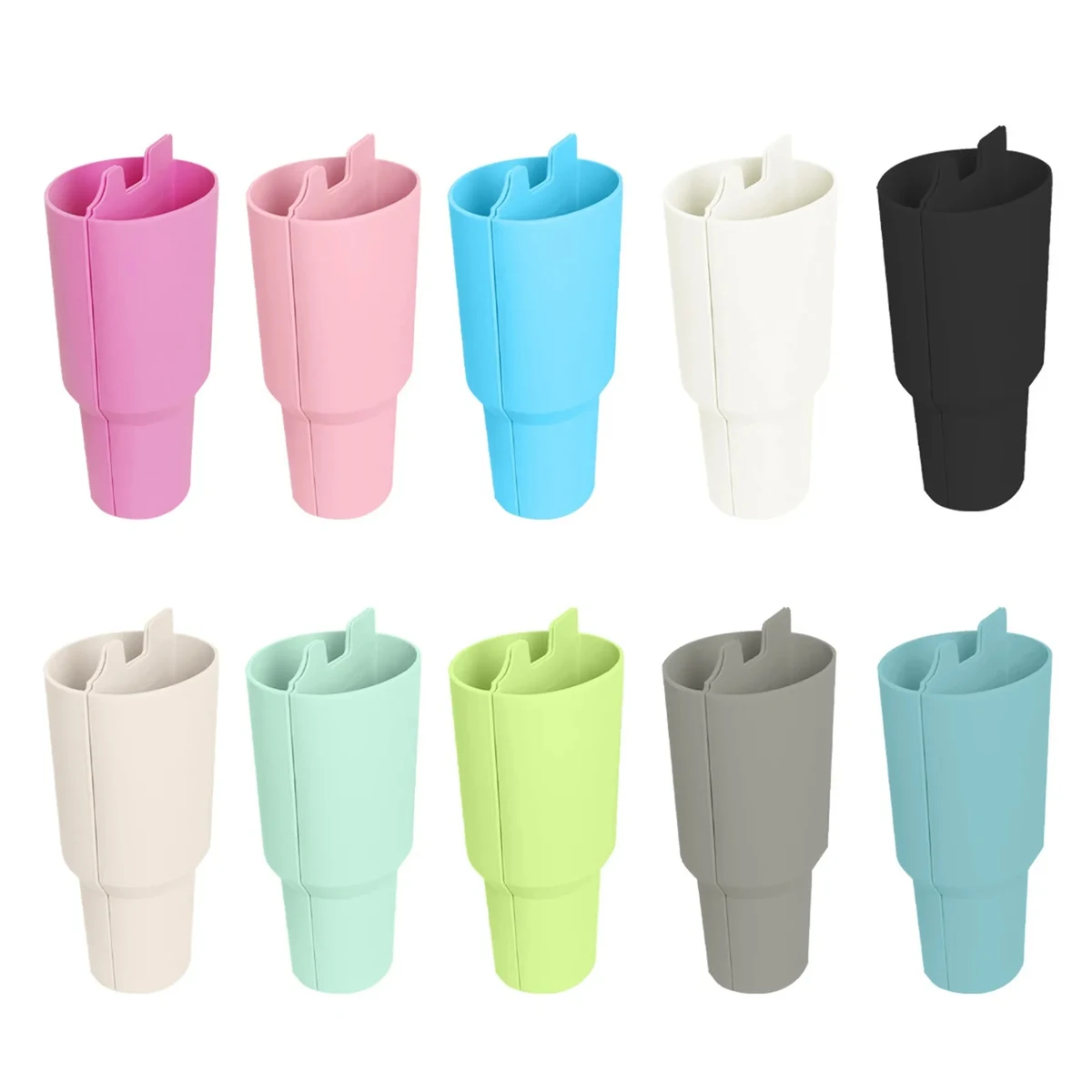 2 in 1 Reusable Silicone 40 Oz Drink Separator Cup Liner 1