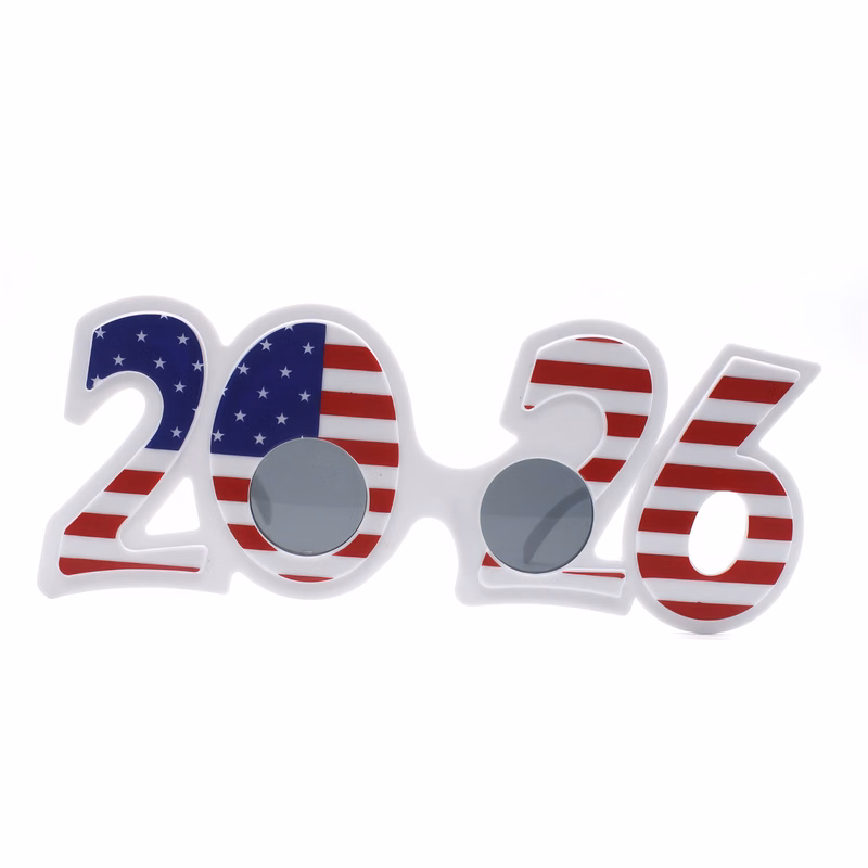 2026 Shaped New Year Party Glasses