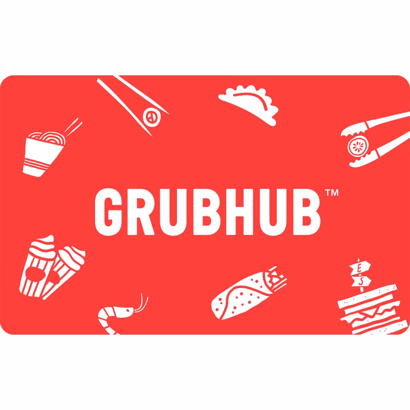 15 Dollar Grubhub Gift Card