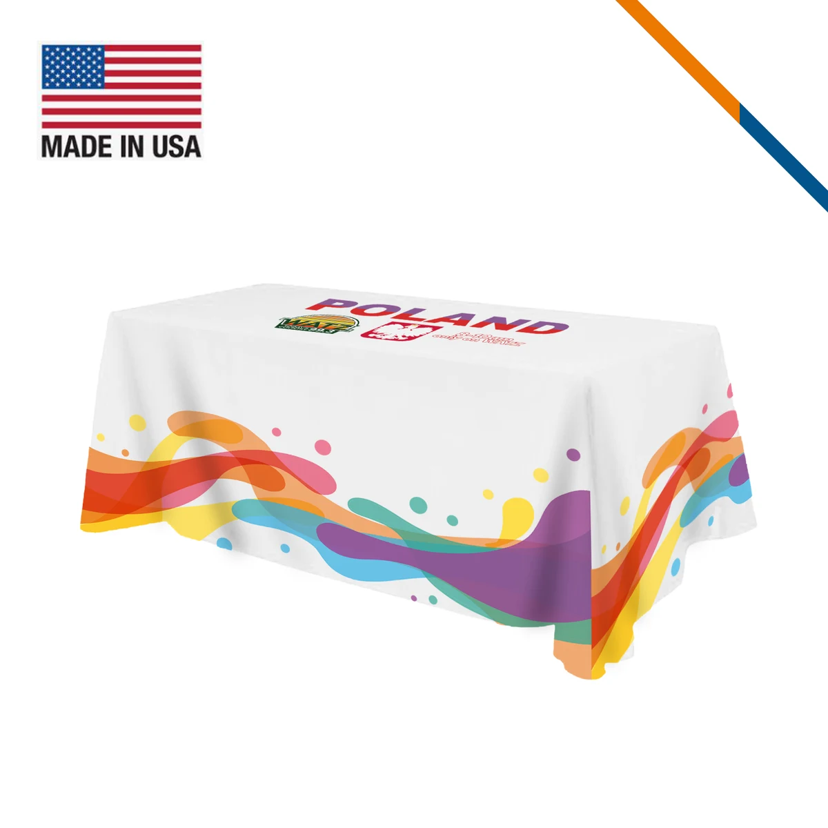 4' Sarvos Liquid Repellent Standard Table Throw 1