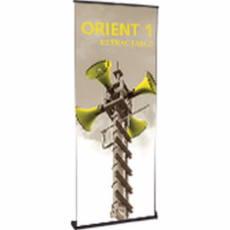Orient 800 Black Retractable Banner Stand