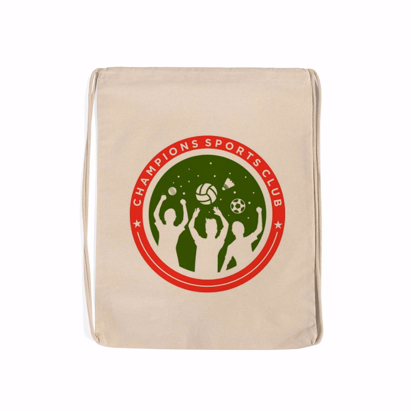 Canvas Drawstring Backpack