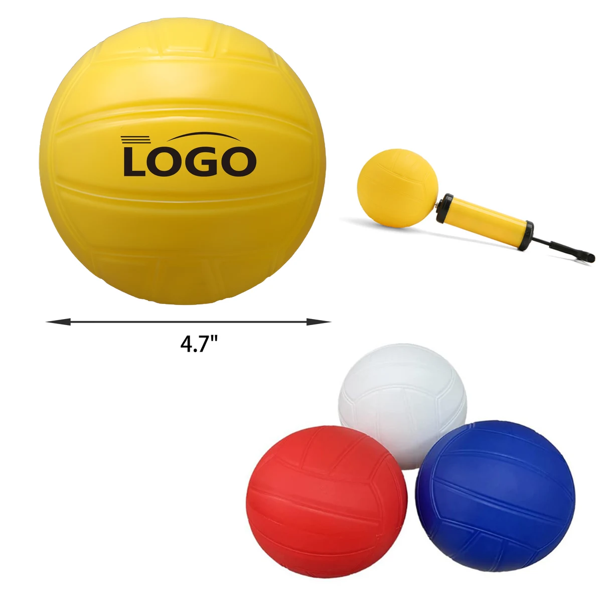 MOQ 50 PCS Versatile 4.7In Mini Volleyball 1