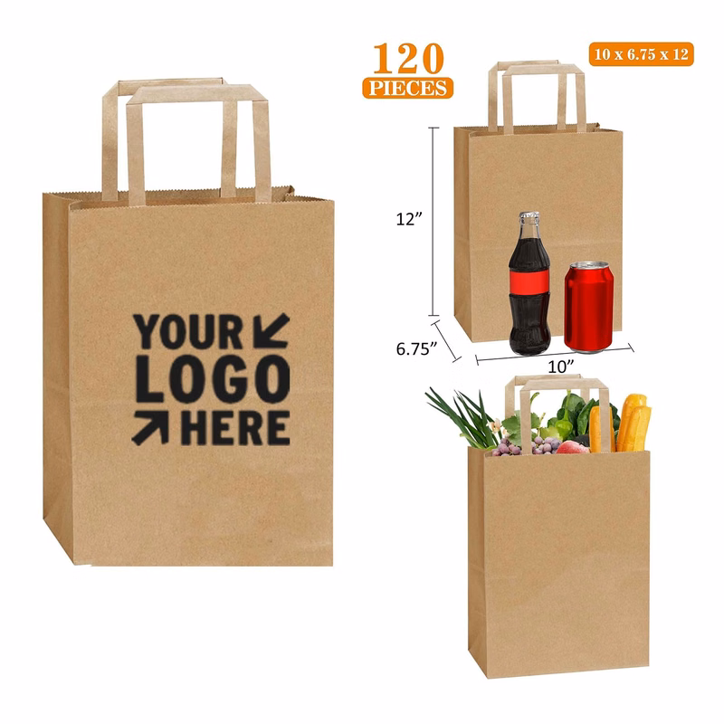 Brown Paper Bags With Handles