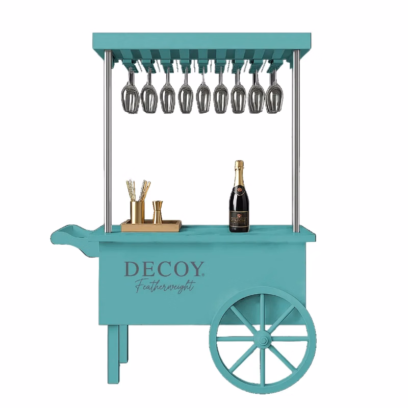Wheeled Champagne & Beverage Service Cart