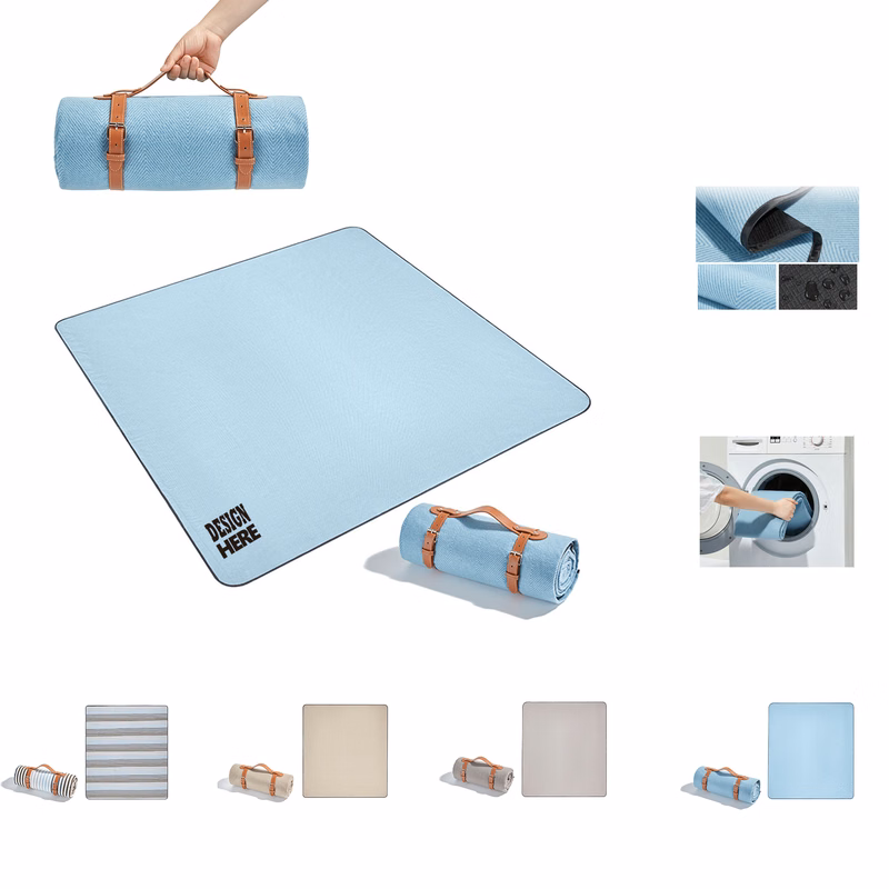 MOQ50 Cotton Foldable Picnic Mat