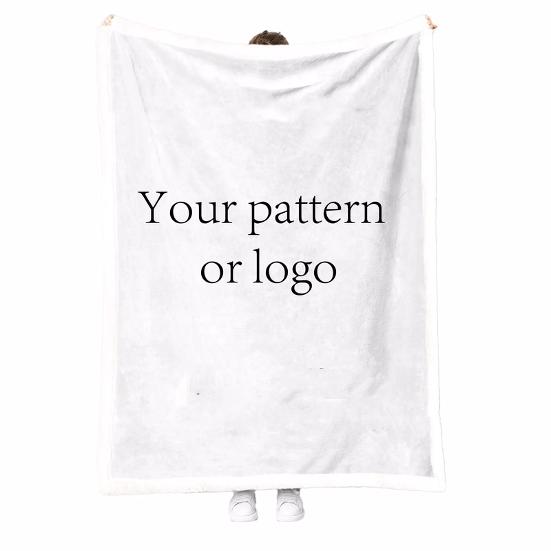 Woolen Blanket Fleece Durable Wide Use Double Thickness