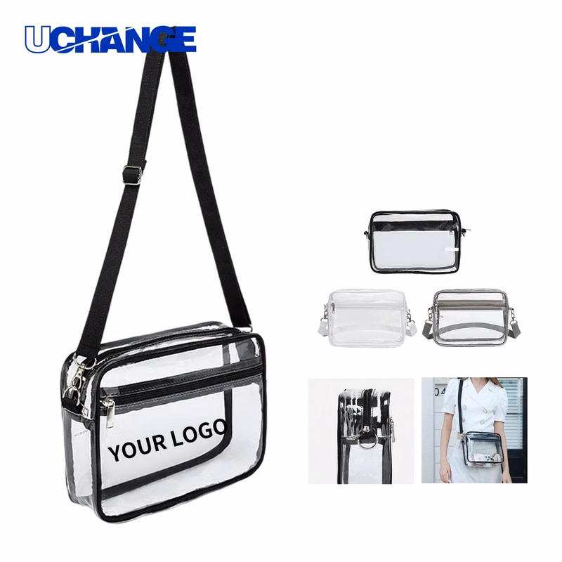 PVC Transparent Waist Pack Organizer with Adjustable Strap