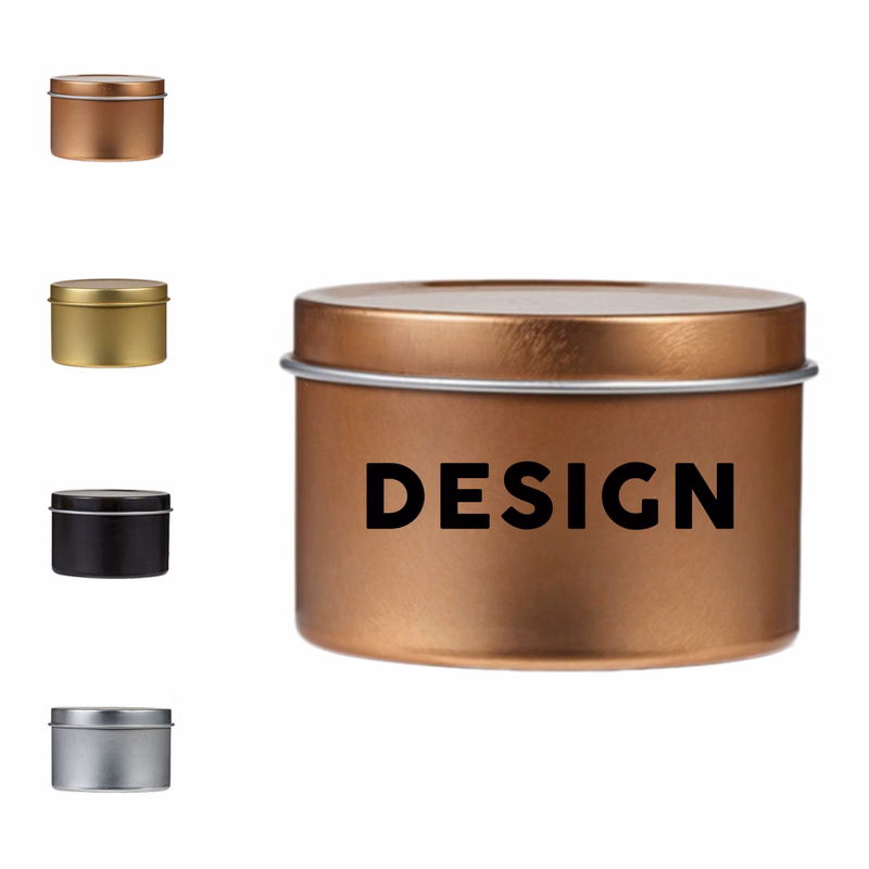 Press-On Lid Storage Tin