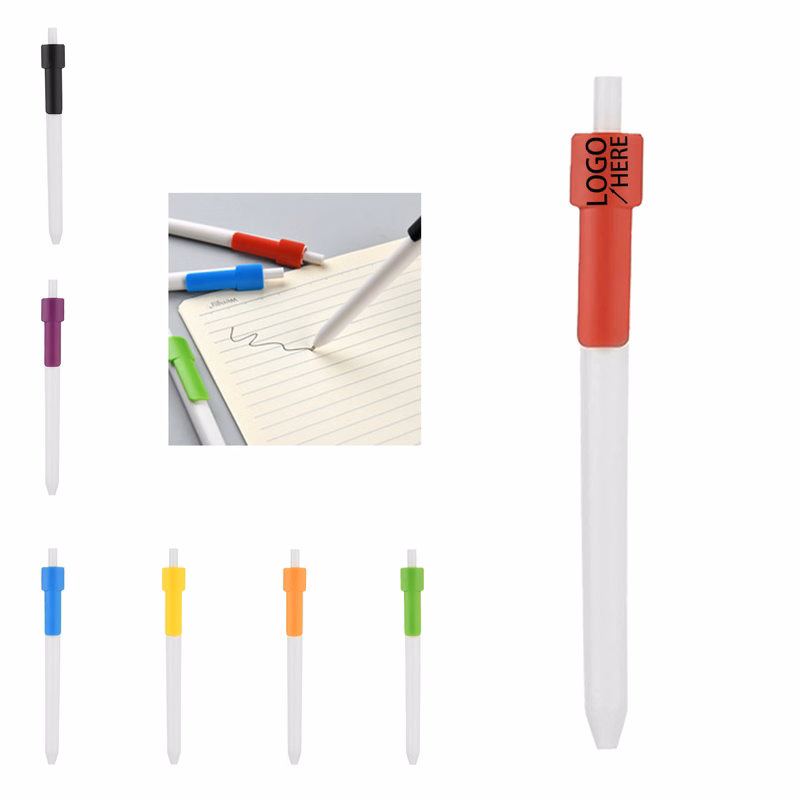 Office Use Plastic Clickable Pen