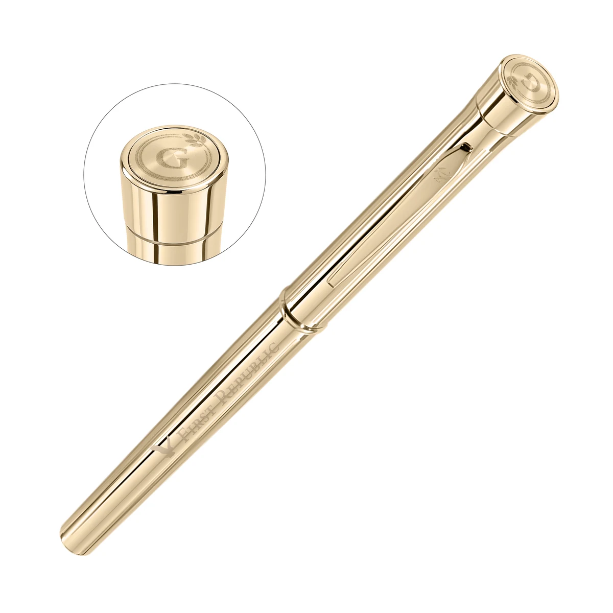 Garland® Signature Emblem Rollerball Pen - Gold 1