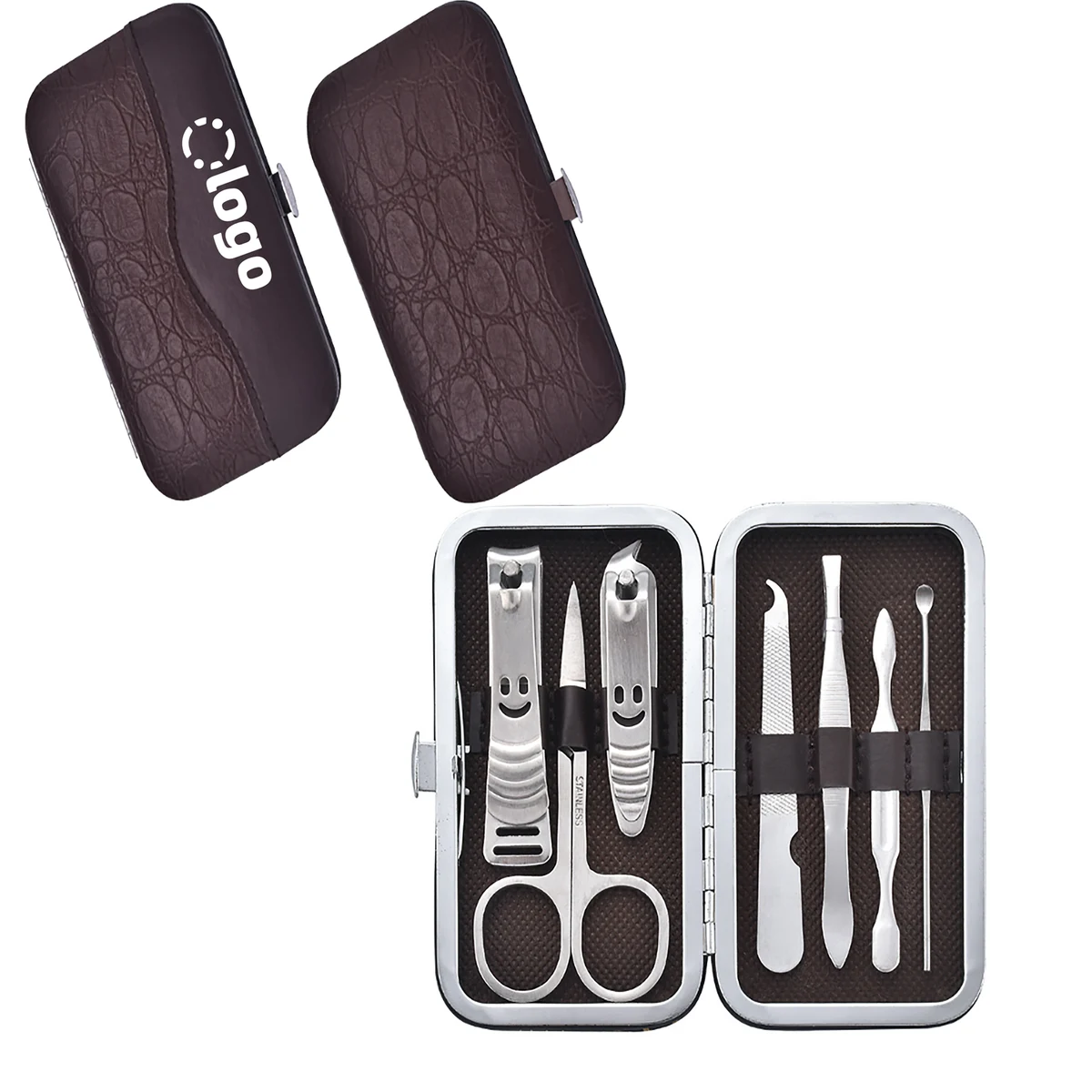 Stainless Steel Nail Clippers Set Of 7 Pieces 1
