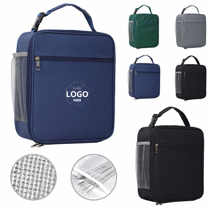 Portable Thickened Aluminum Foil Insulated Lunch Bag