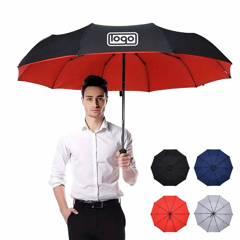 Automatic Anti-Wind Double Layer Commercial Large Umbrella