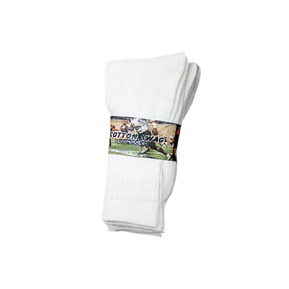 Men's Crew Socks White Size 10-13 1