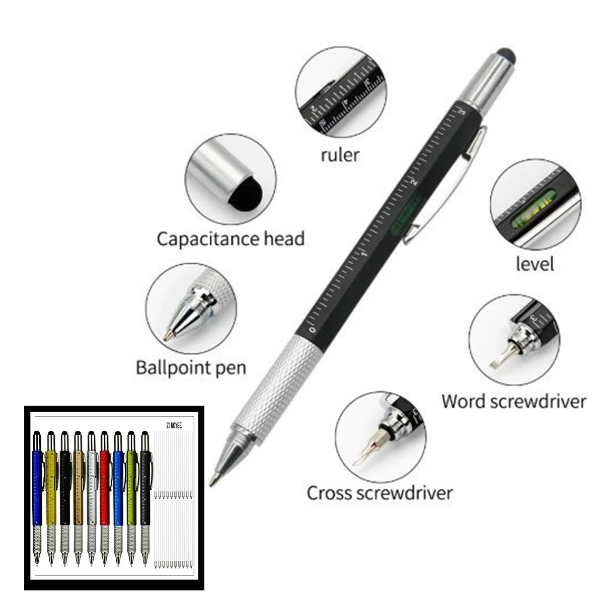 Multi-purpose 6in1 Marker Pen 1