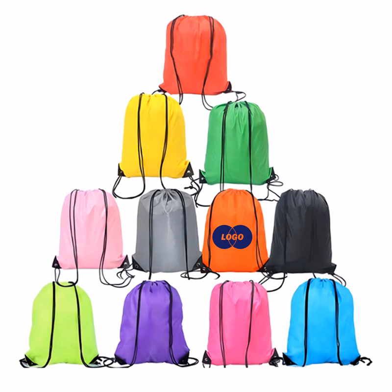 Durable Polyester Drawstring Bag