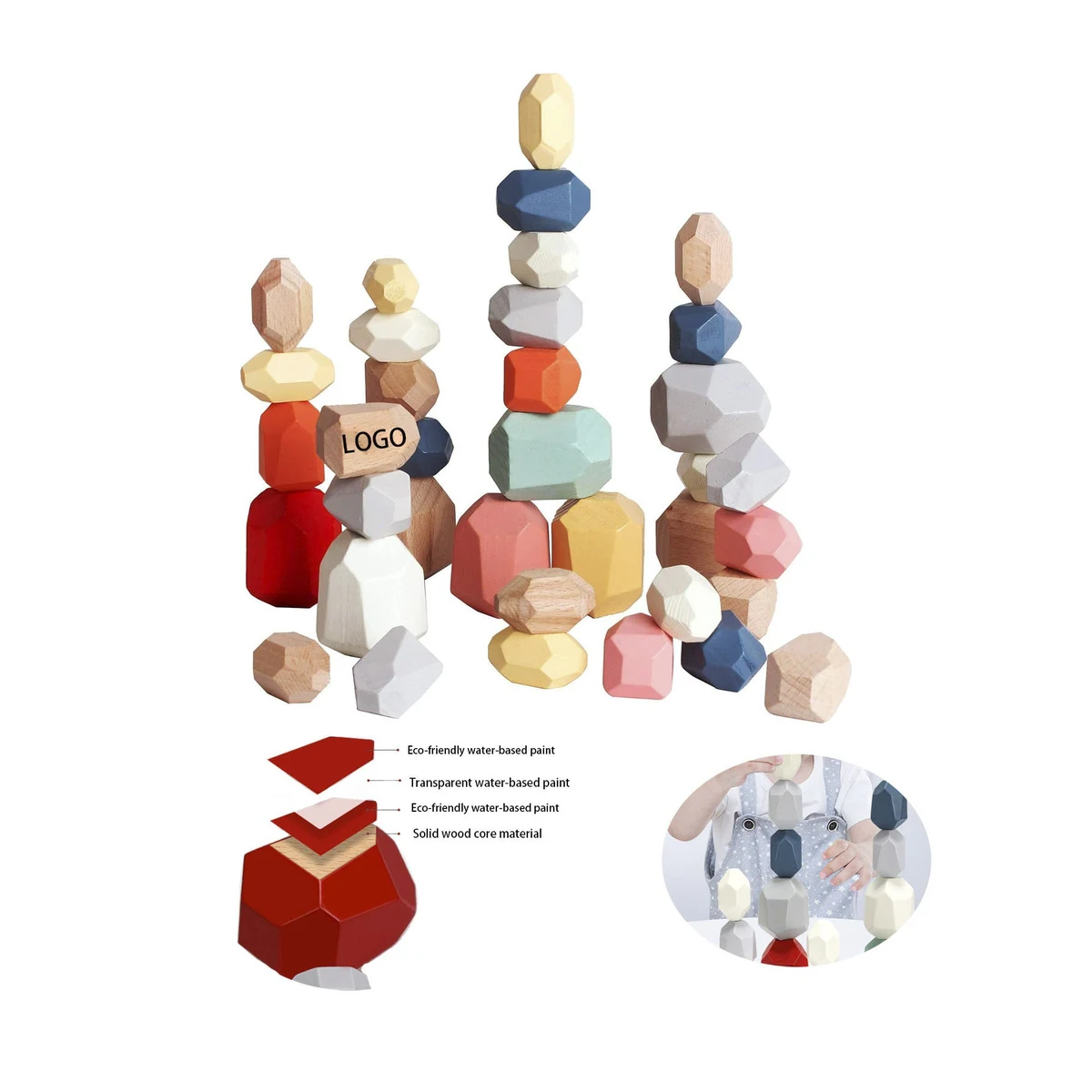 Stone Building Puzzle Toy 1