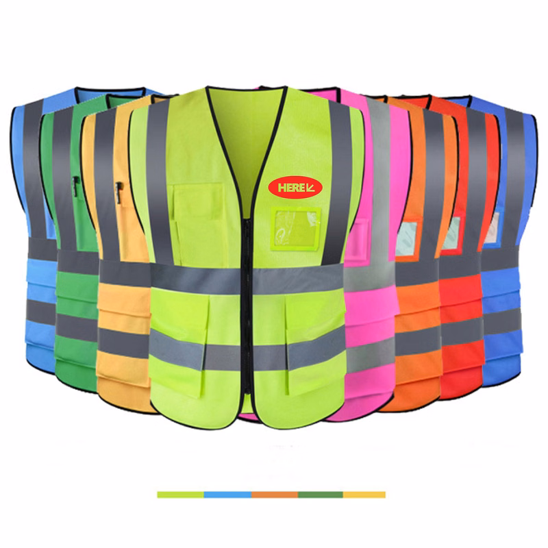 MOQ 10 Adult Safety Reflective Vest