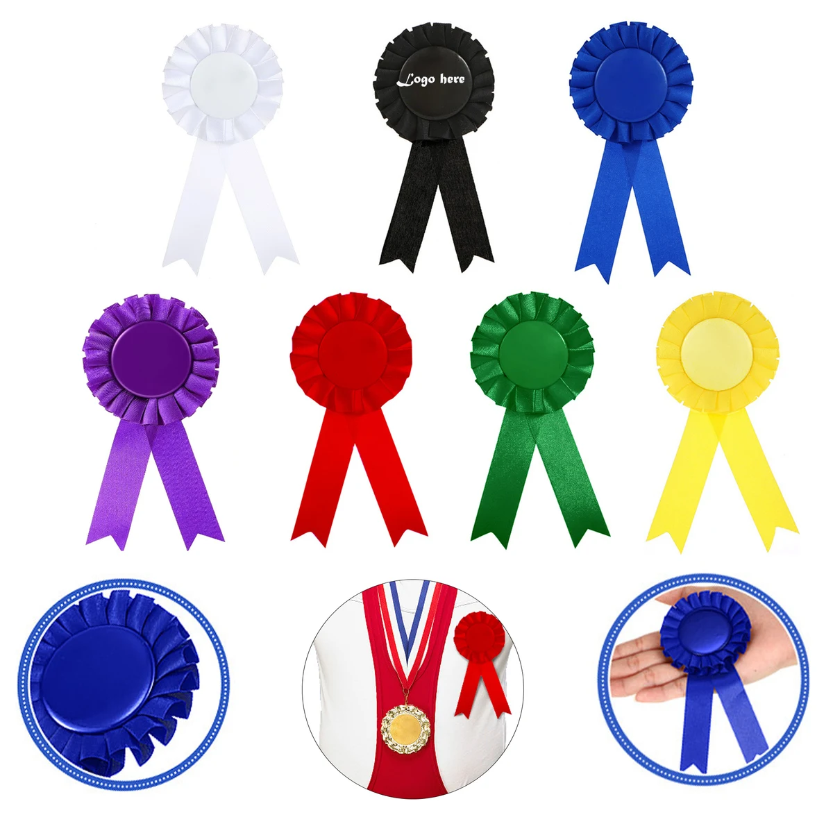 Award Ribbon Rosette Badge 1