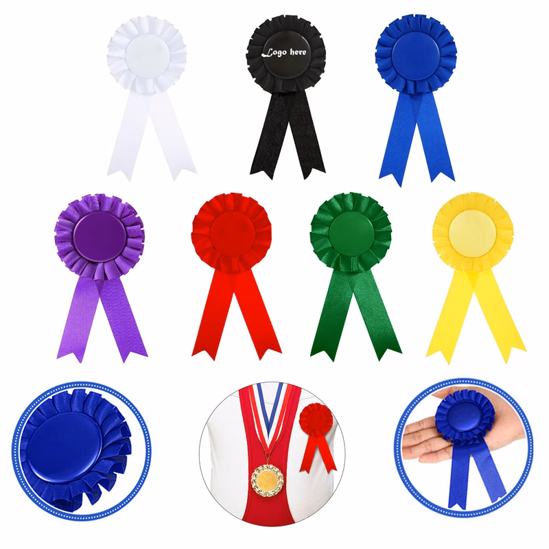 Award Ribbon Rosette Badge