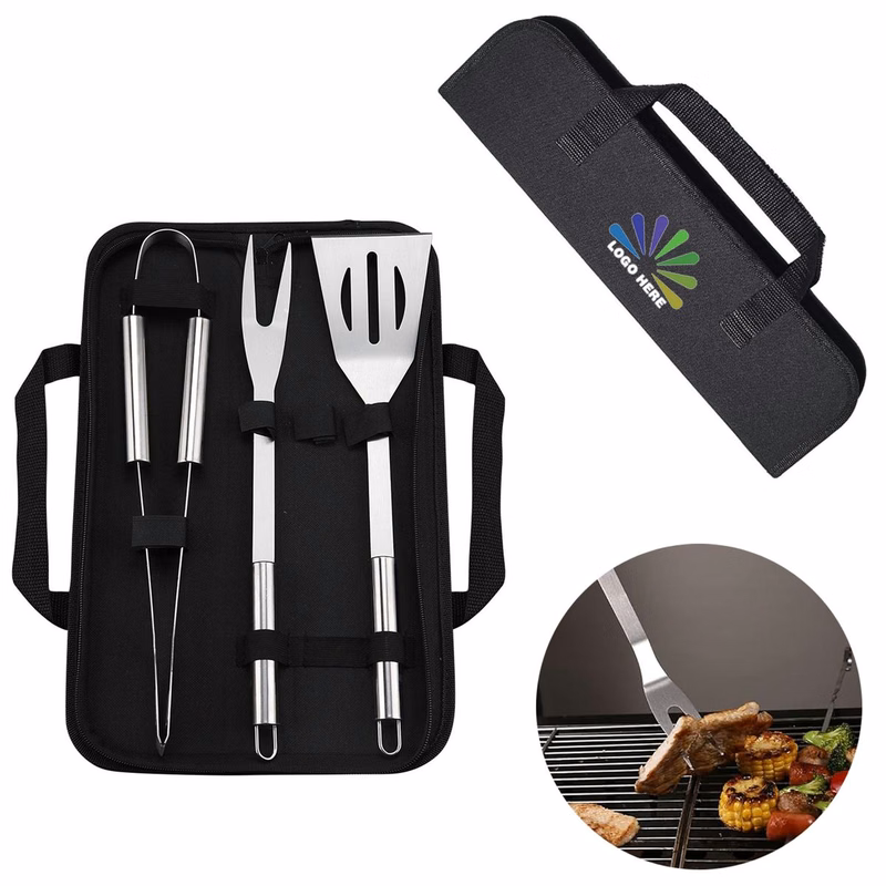 Portable Barbeque Grilling Tool Set