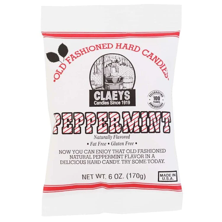 Claey's Natural Hard Candies Peppermint 1
